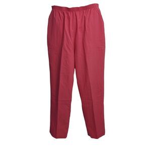 VINTAGE 90s pink pull on barbiecore nylon windbreaker pants L/XL‎